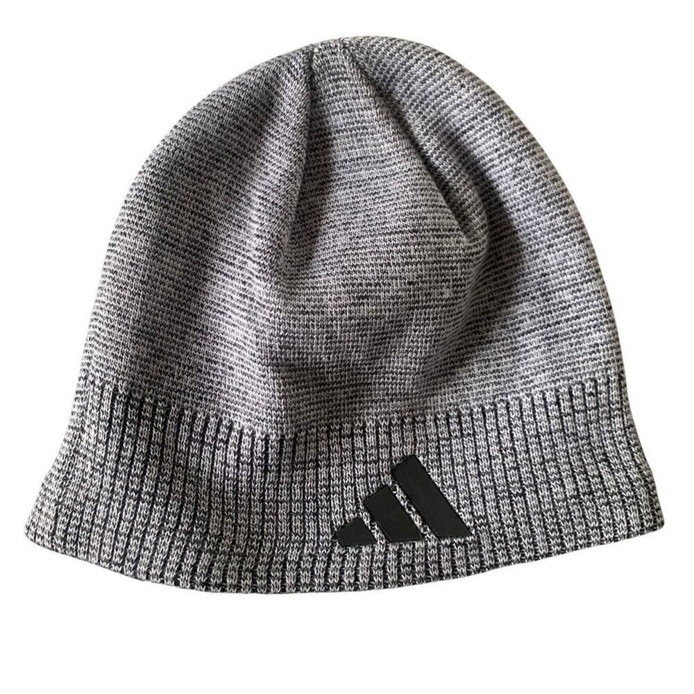 Adidas Men’s Creator Beanie Hat Gray Knit Skull Cap AEROREADY Lined